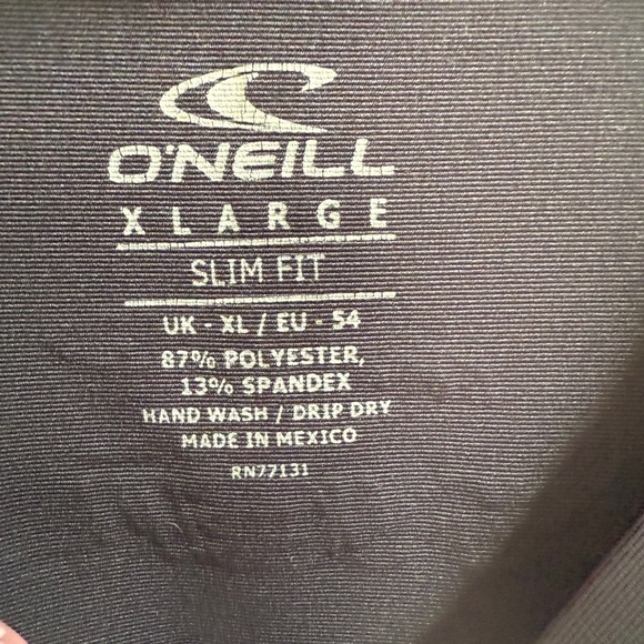 Men’s O'Neill Black Short Sleeve Tee Classic Crew Neck XL SLIM Swirt - Picture 4 of 9